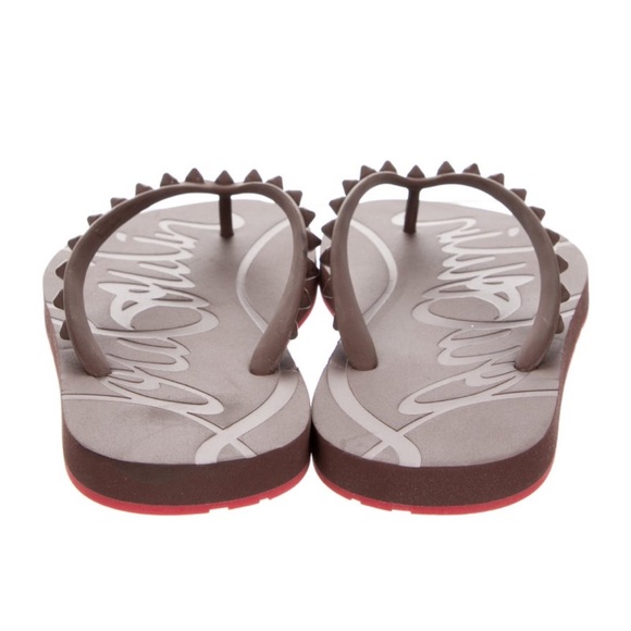 Christian Louboutin flip-flops
